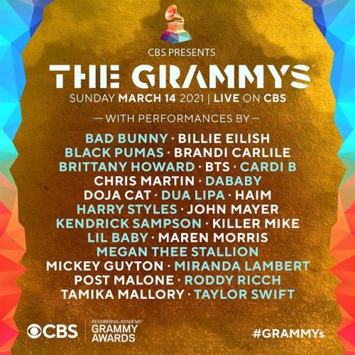 Daftar Musisi yang Tampil di GRAMMY Awards 2021